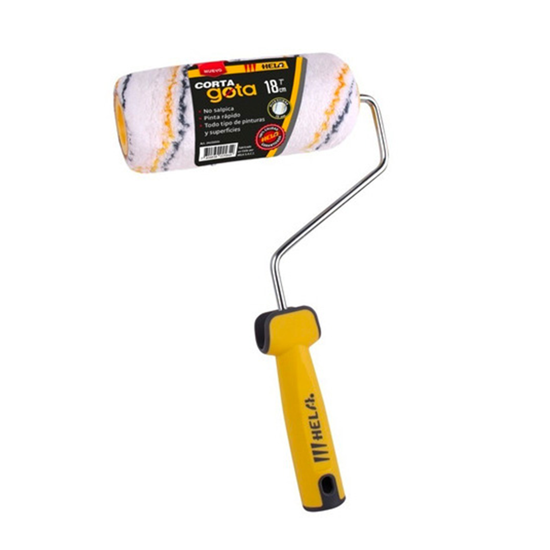 RODILLO HELA CORTA GOTA 18CM + REPUESTO